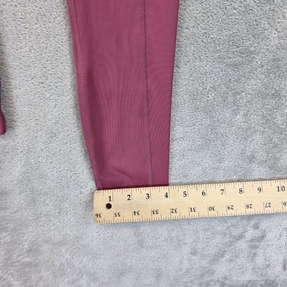 Victoria's Secret Sport Leggings Womens XS Short Mauve Essential 7/8 Pockets - Picture 8 of 13